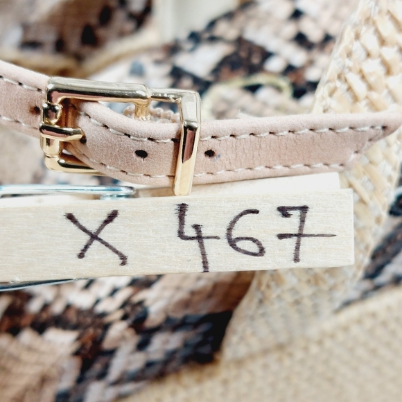 New Jessica Simpson Camilia Snake Print Leather/Textile Platform Sandals X467 - Picture 13 of 13